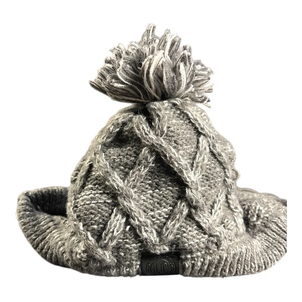 Adorable Knit Dog Hat with Pom-Pom